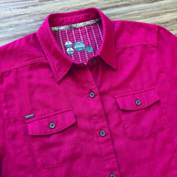 McKinley Doria Short Sleeve Shirt Top Sun Protect Dry Climate Travel Hiking - Picture 4 of 9